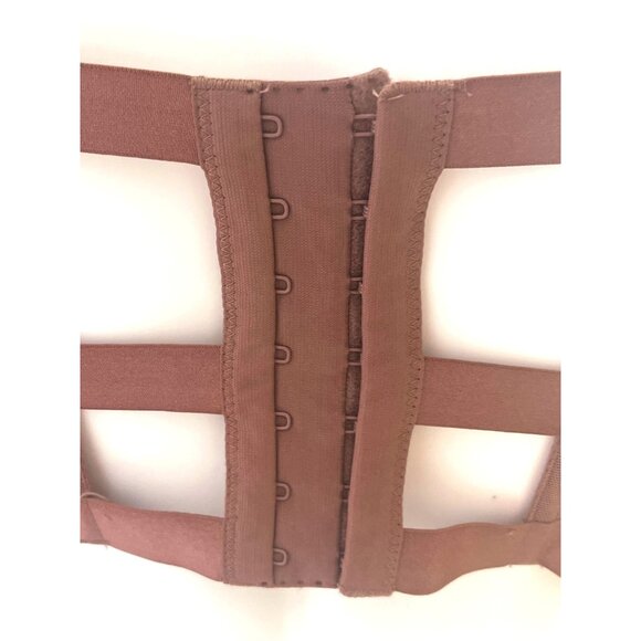 Victoria’s Secret 34DD Very Sexy Balconet Bra Bustier Mauve Underwire Lined - Picture 4 of 7